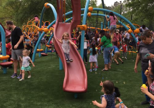 kids on playground