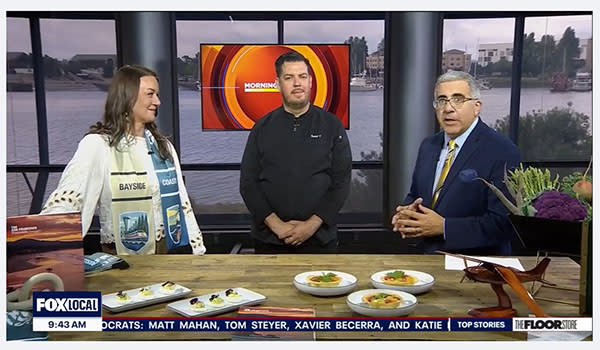 Maggie Lang on Fox Local for Flavors of the Peninsula 2026