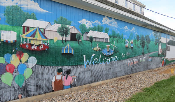 Jeanette Jaskula Mural at Newton County Fair