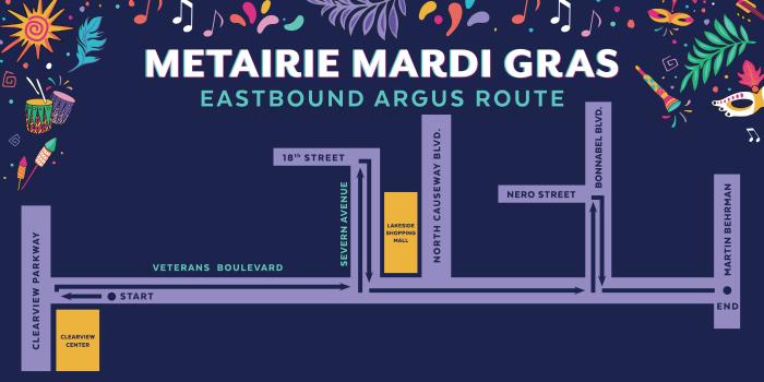 Metairie Parade Schedule 2022 Jefferson Parish Mardi Gras Parade Routes