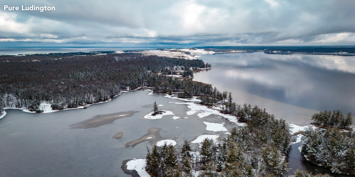 Ludington Snowy Landscape