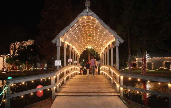 Heritage Park at night