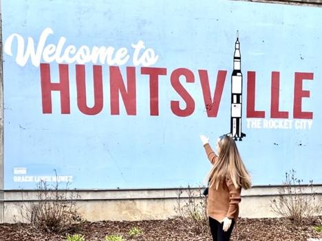 welcome to huntsville mural