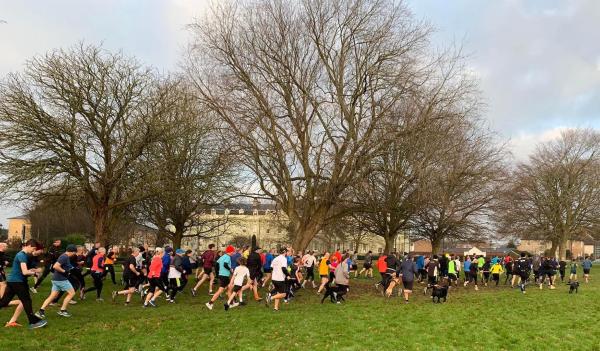 Runners at Chichester parkrun