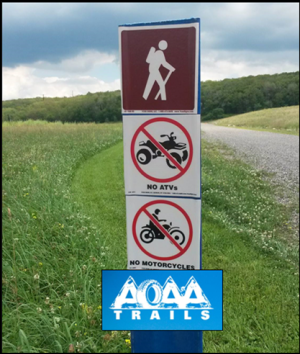 AOAA Walking Trail Sign