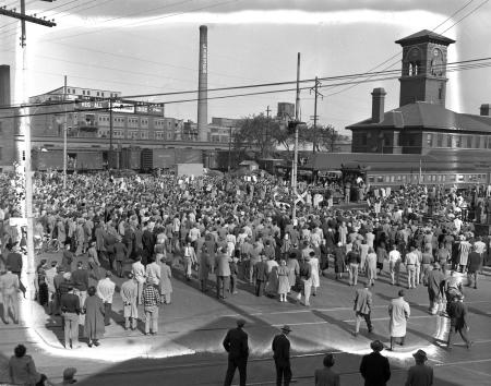 Historical archive image of Chicago and Northwestern Depot.