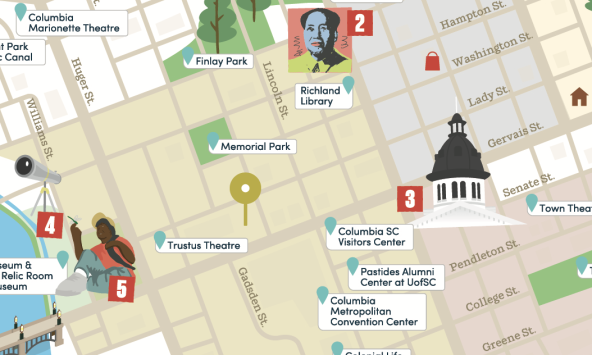 Map Of Columbia Sc Columbia, Sc Maps | Downtown, Lexington & Neighborhoods
