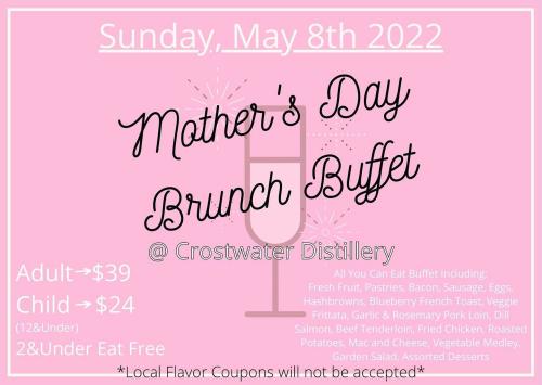 crostwater mother's day brunch