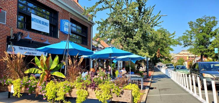 Carolina Brewery Outside Patio, Franklin Street, Chapel Hill