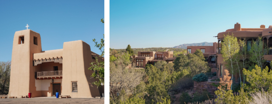 Cristo Rey Church and houses