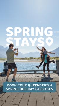 Spring Stays campaign ad example
