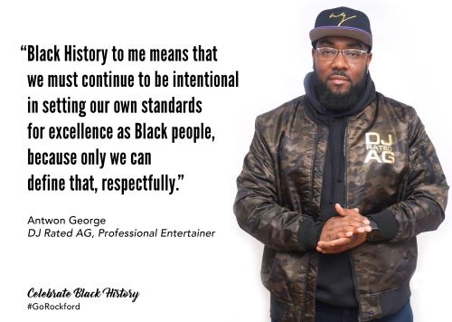 Antwon George and Black History Month quote