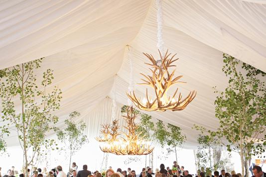 Dinner event under tent at Montage