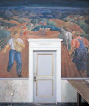 Selinsgrove post office mural