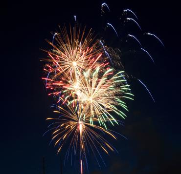 Fireworks at Freedom Fest in Punta Gorda