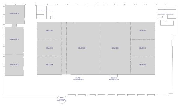 Layout of the KI Convention Center West Wing