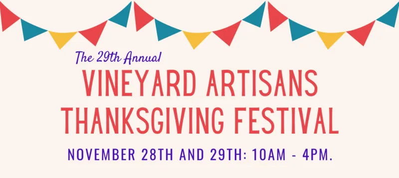 Vineyard Artisans Thanksgiving Festival flyer