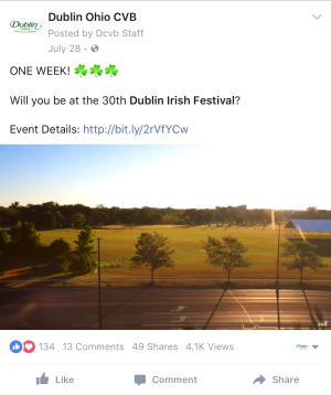 Dublin Irish Festival Video Facebook