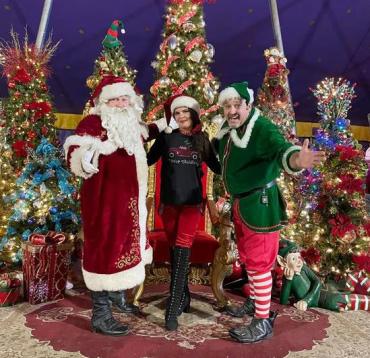 Santa's Village at the Enchanted Holiday Circus at Charlotte County Fairgrounds