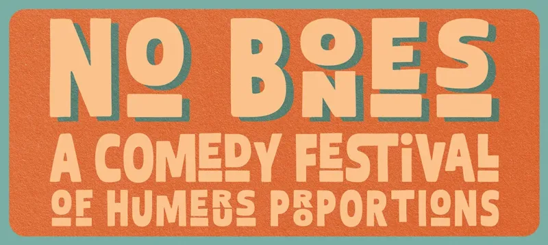 No Bones Comedy festival flyer