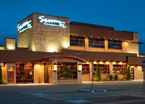 The entrance to seasons 52 restaurant