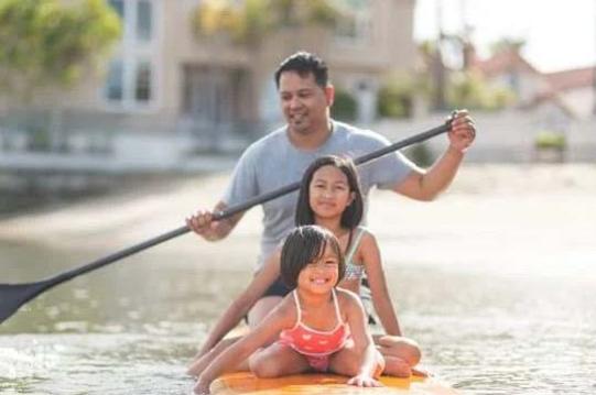 family paddleboard
