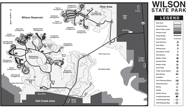 Wilson State Park Map