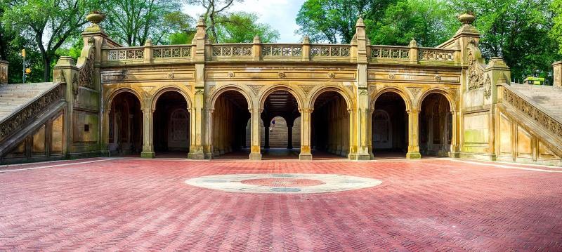 bethesda terrace at central park in new york city