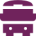 Bus Icon Purple