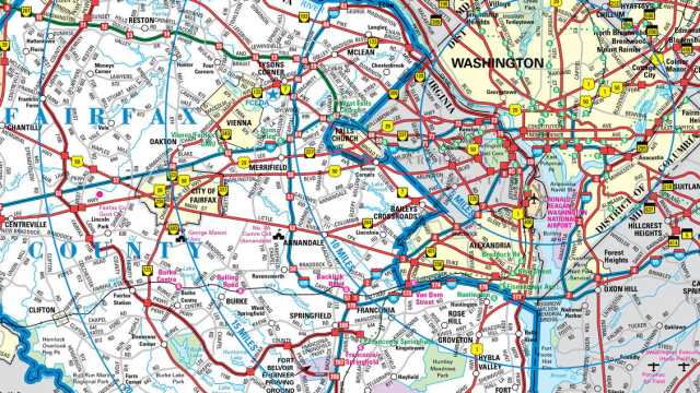 Map Of Fairfax Virginia Maps   Fairfax Virginia Vacations | Fairfax County, VA