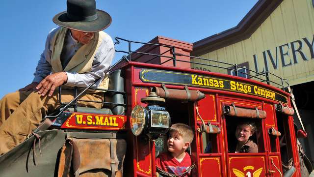 Old Cowtown Museum stagecoach