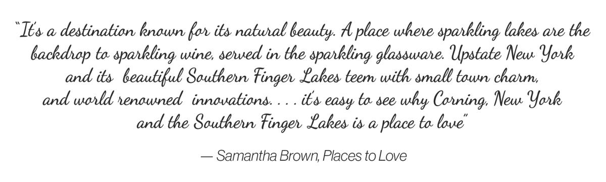 Samantha Brown Quote
