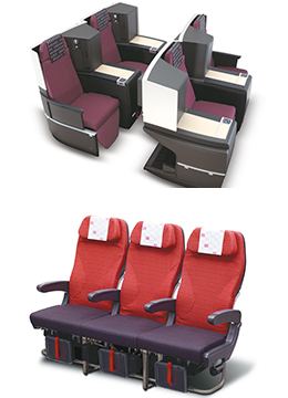 Japan Airlines seats