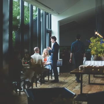 Restaurant Fine Dinner Couple
