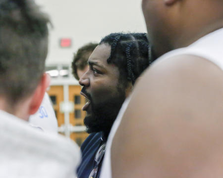 Head coach Jamarr Kegler has high expectations for his 2021-22 Indiana Lyons. (Photo by Antonio Toppin)