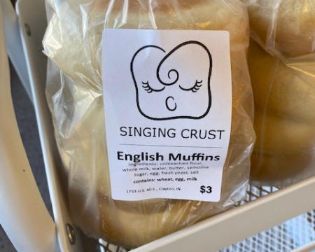 Singing Crust Bakery English muffins