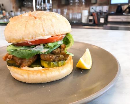 chicken sandwich at salazar in over the rine OTR cincinnati oh