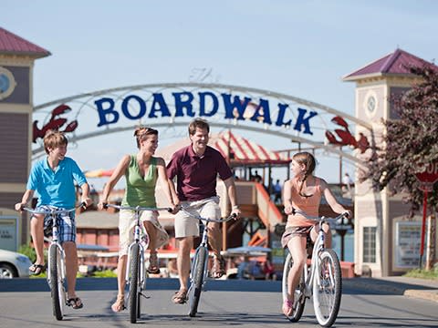 Boardwalk Biking