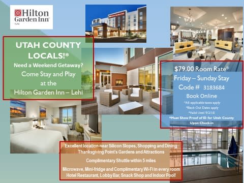Local Deals at New Hilton Garden Inn in Lehi
