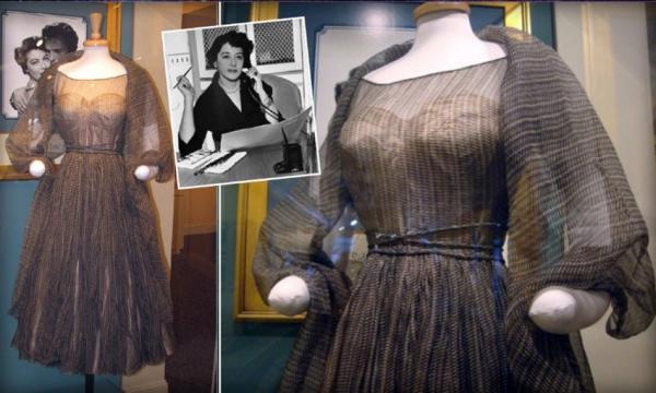 Photos of the dress worn by Ava Gardner in East Side, West Side