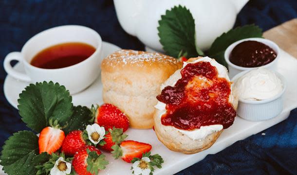 a cream tea