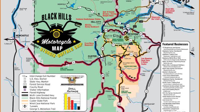 2023 motorcycle map