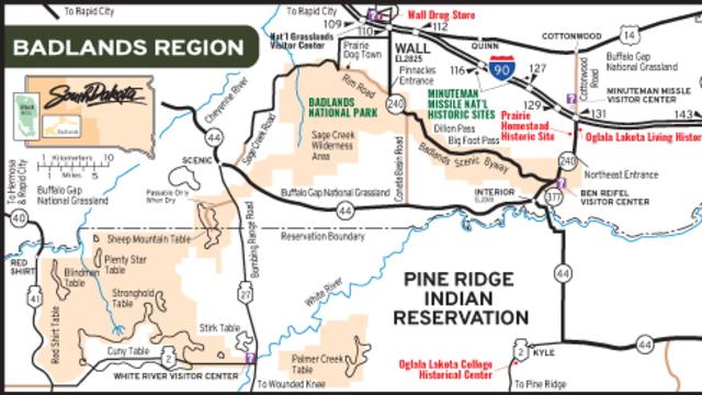 Badlands attraction map