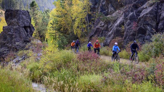 Mickelson-Trail-Biking