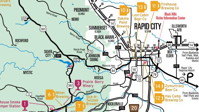 Tasting Trail Map