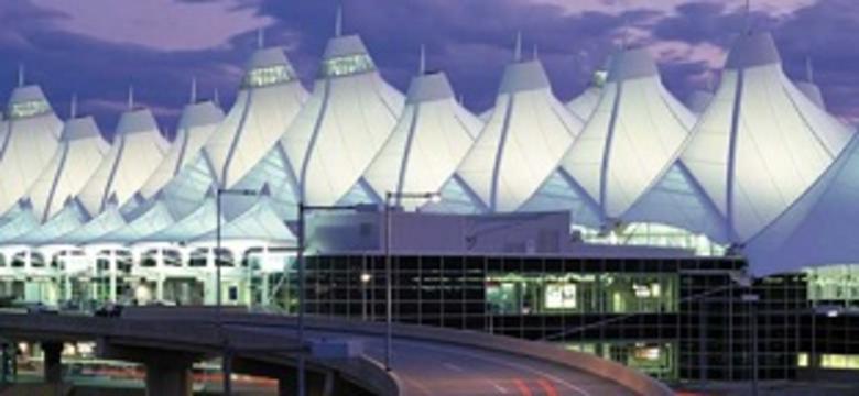 Denver International Airport At Night
