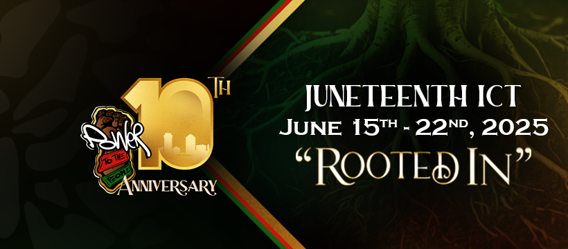 An image for the 2025 Juneteenth ICT celebration