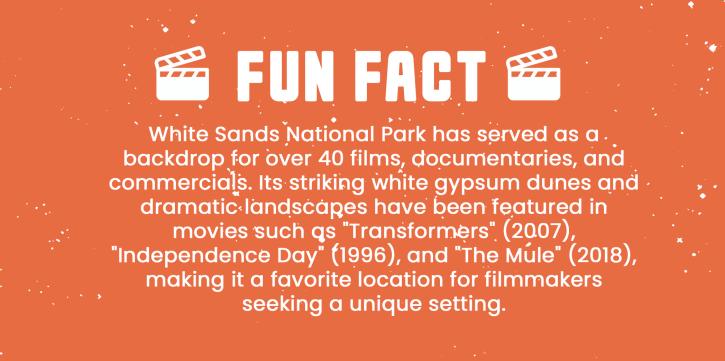 Fun Fact White Sands Movies