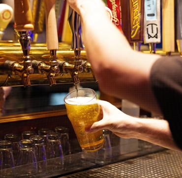 Beer being poured at IceHouse Pub in Punta Gorda, Florida