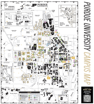 Purdue University Map